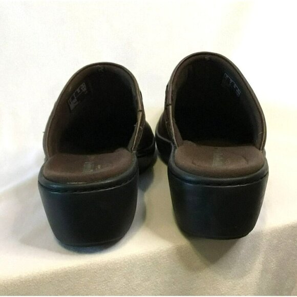 Collection by Clarks Mules Women's Size 8 Brown Leather Worn Once All Seasons - Picture 9 of 12